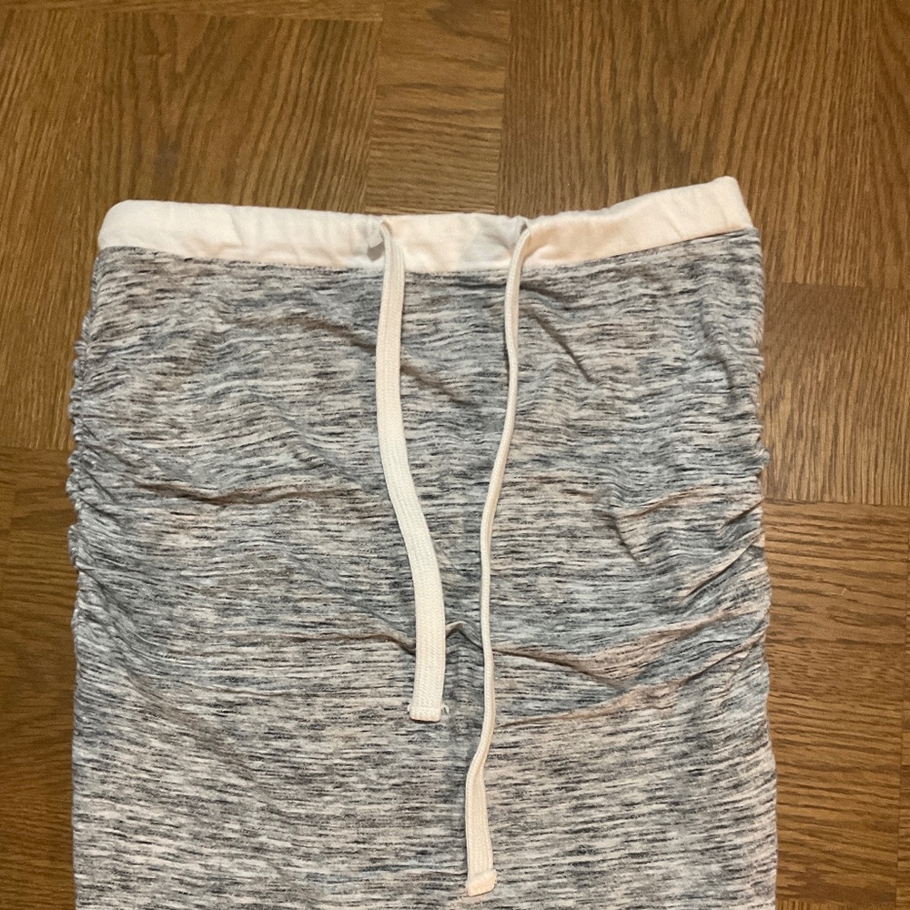 James Perce Mini Drawstring Skirt Sz 0 Small S XS